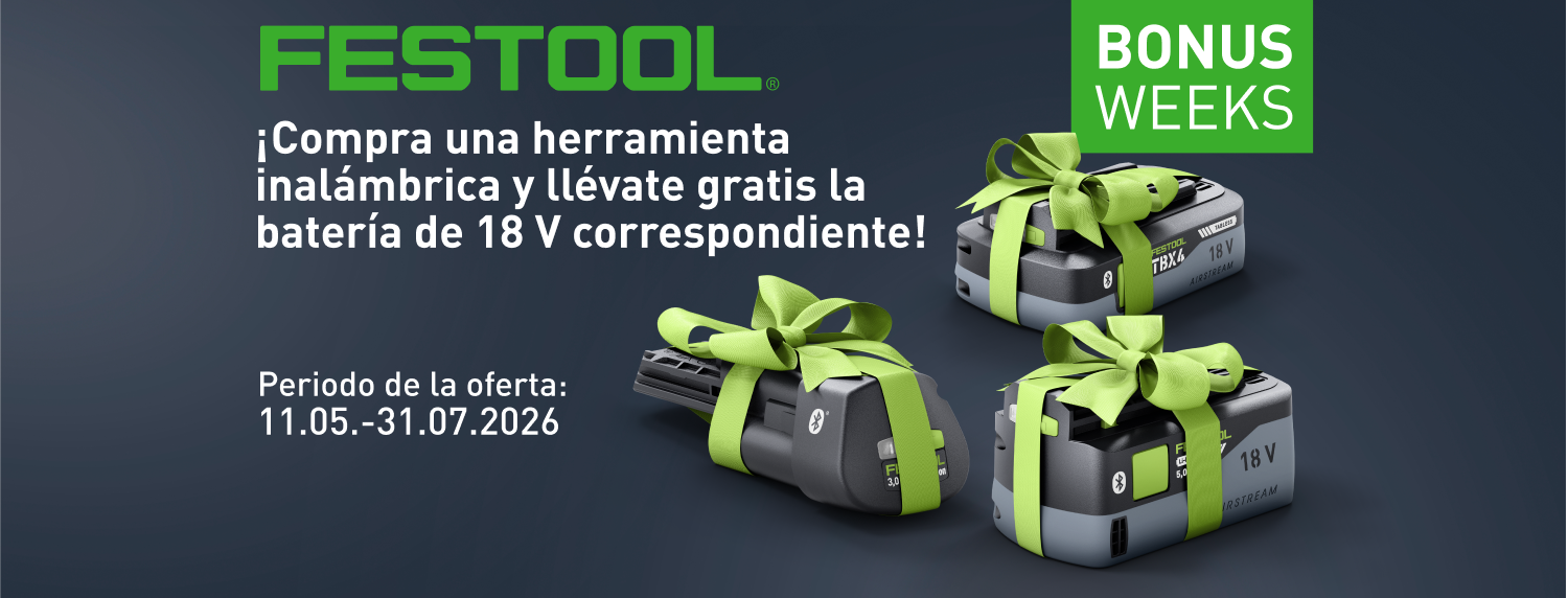 ¡Llévate una batería de 18V totalmente GRATIS!