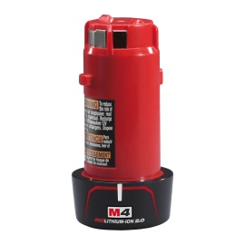 Batería Milwaukee - M4 B2, M4™, REDLITHIUM™, 2,0 Ah