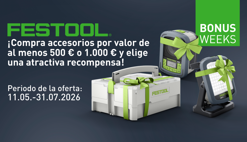 Productos Festool - Bonus Week